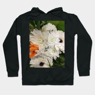 White flowers Hoodie